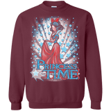 Sweatshirts Maroon / Small Princess Time Snow White Crewneck Sweatshirt