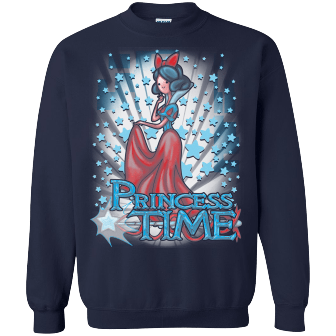 Sweatshirts Navy / Small Princess Time Snow White Crewneck Sweatshirt