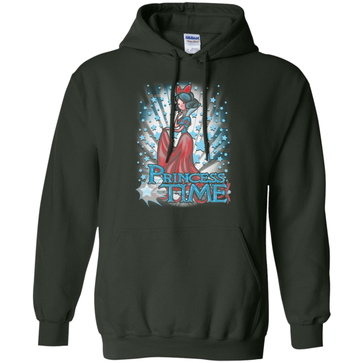 Sweatshirts Forest Green / Small Princess Time Snow White Pullover Hoodie