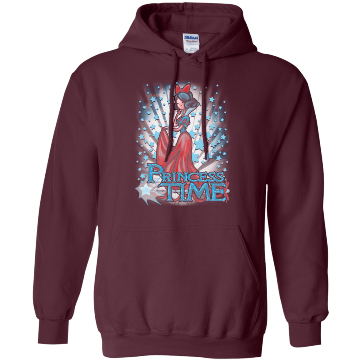 Sweatshirts Maroon / Small Princess Time Snow White Pullover Hoodie