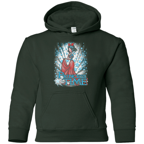 Sweatshirts Forest Green / YS Princess Time Snow White Youth Hoodie