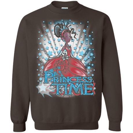 Sweatshirts Dark Chocolate / Small Princess Time Tiana Crewneck Sweatshirt