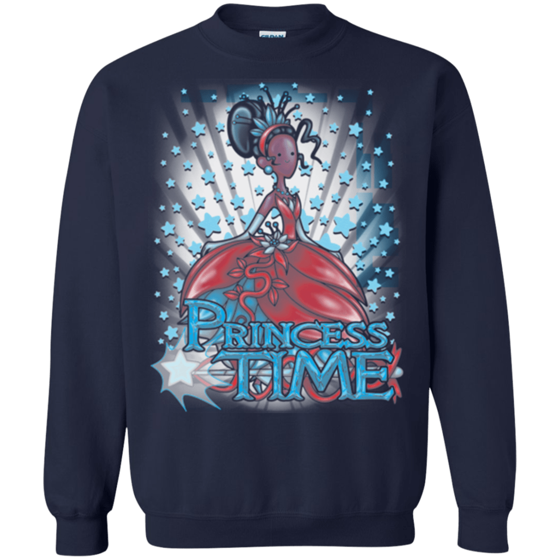 Sweatshirts Navy / Small Princess Time Tiana Crewneck Sweatshirt