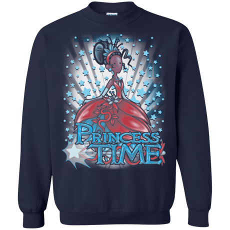 Sweatshirts Navy / Small Princess Time Tiana Crewneck Sweatshirt