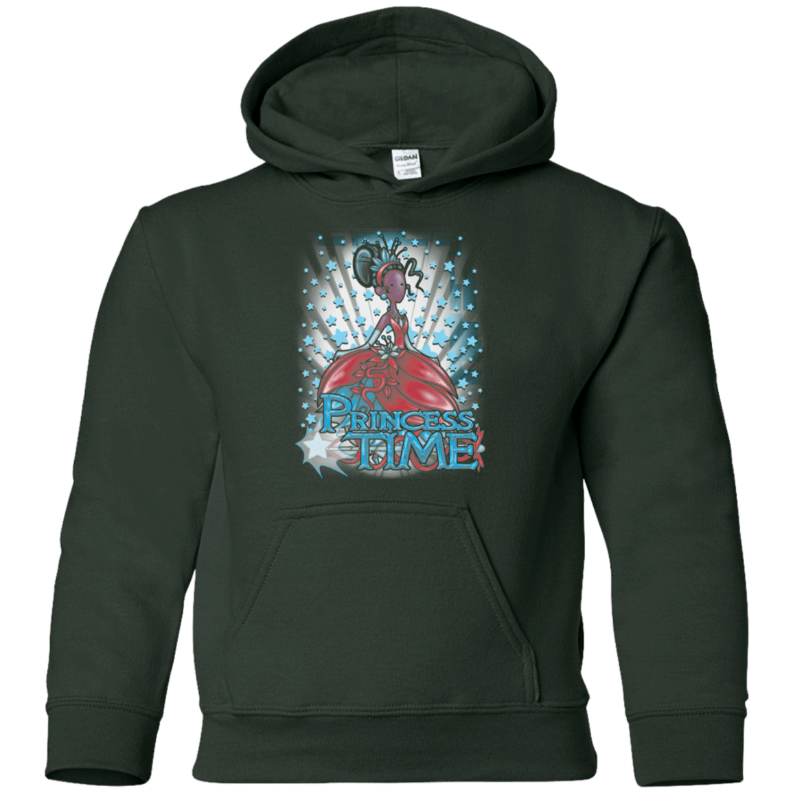Sweatshirts Forest Green / YS Princess Time Tiana Youth Hoodie