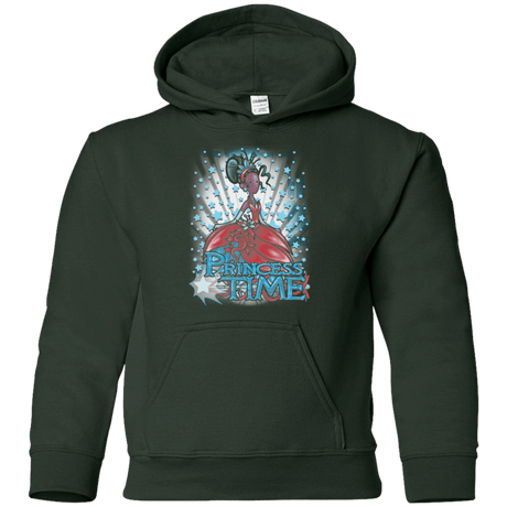 Sweatshirts Forest Green / YS Princess Time Tiana Youth Hoodie