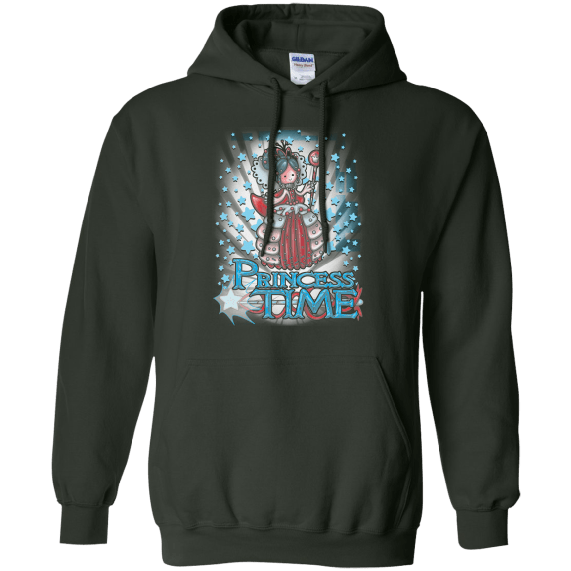 Sweatshirts Forest Green / Small Princess Time Vanellope Pullover Hoodie