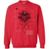 Sweatshirts Red / S Probe Droid POD Crewneck Sweatshirt