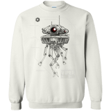 Sweatshirts White / S Probe Droid POD Crewneck Sweatshirt