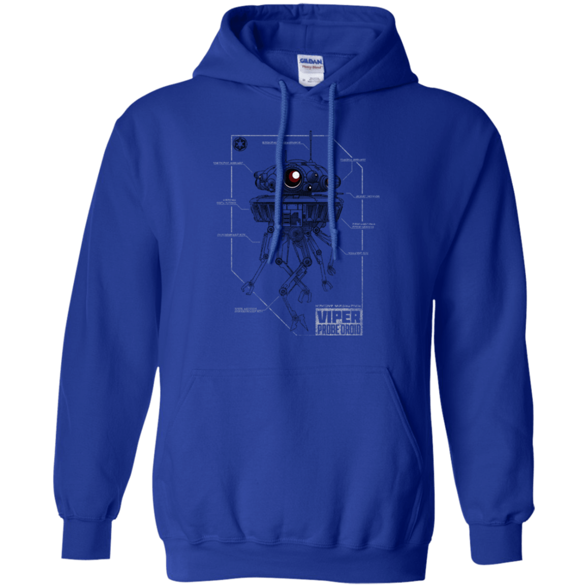 Sweatshirts Royal / S Probe Droid POD Pullover Hoodie