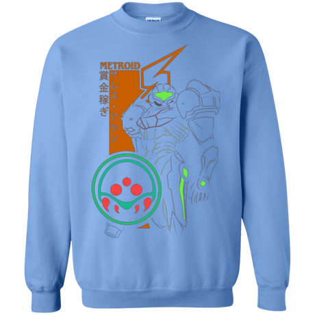 Sweatshirts Carolina Blue / Small Profile-METROID Crewneck Sweatshirt