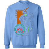Sweatshirts Carolina Blue / Small Profile-METROID Crewneck Sweatshirt