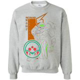 Sweatshirts Sport Grey / Small Profile-METROID Crewneck Sweatshirt