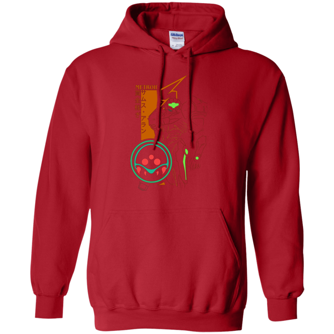 Sweatshirts Red / Small Profile-METROID Pullover Hoodie