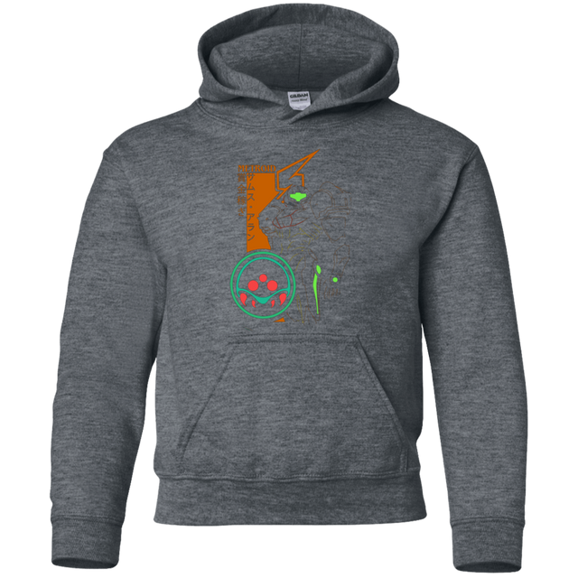 Sweatshirts Dark Heather / YS Profile-METROID Youth Hoodie