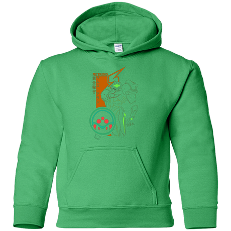 Sweatshirts Irish Green / YS Profile-METROID Youth Hoodie