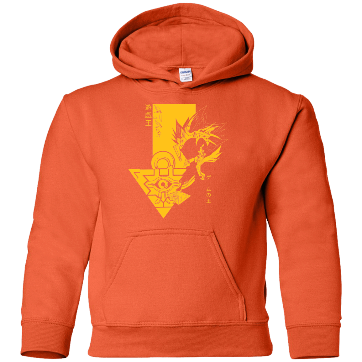 Sweatshirts Orange / YS Profile - Pharaoh Atem Youth Hoodie