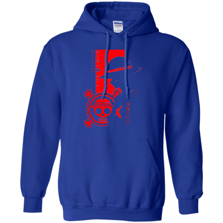 Sweatshirts Royal / Small Profile - Pirate King Pullover Hoodie
