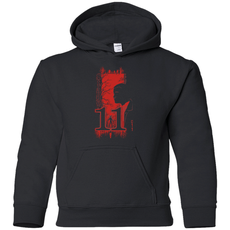 Sweatshirts Black / YS Profile-Stranger Things 11 Youth Hoodie