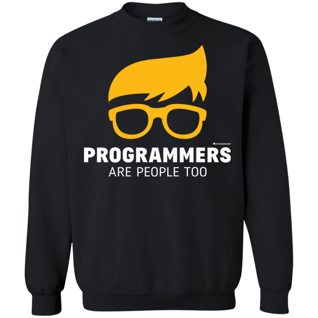 Sweatshirts Black / Small Programmers Are People Too Crewneck Sweatshirt