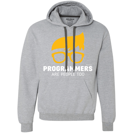 Sweatshirts Sport Grey / Small Programmers Are People Too Premium Fleece Hoodie
