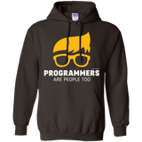 Sweatshirts Dark Chocolate / Small Programmers Are People Too Pullover Hoodie