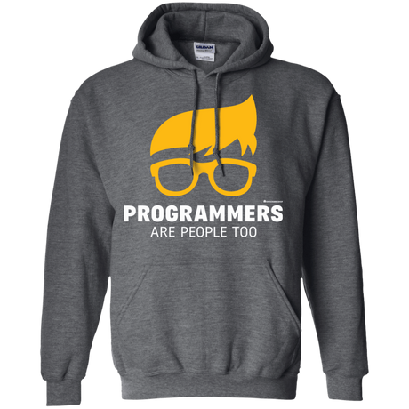 Sweatshirts Dark Heather / Small Programmers Are People Too Pullover Hoodie