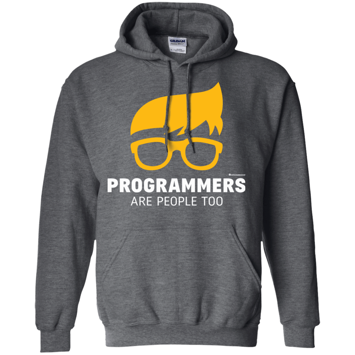 Sweatshirts Dark Heather / Small Programmers Are People Too Pullover Hoodie