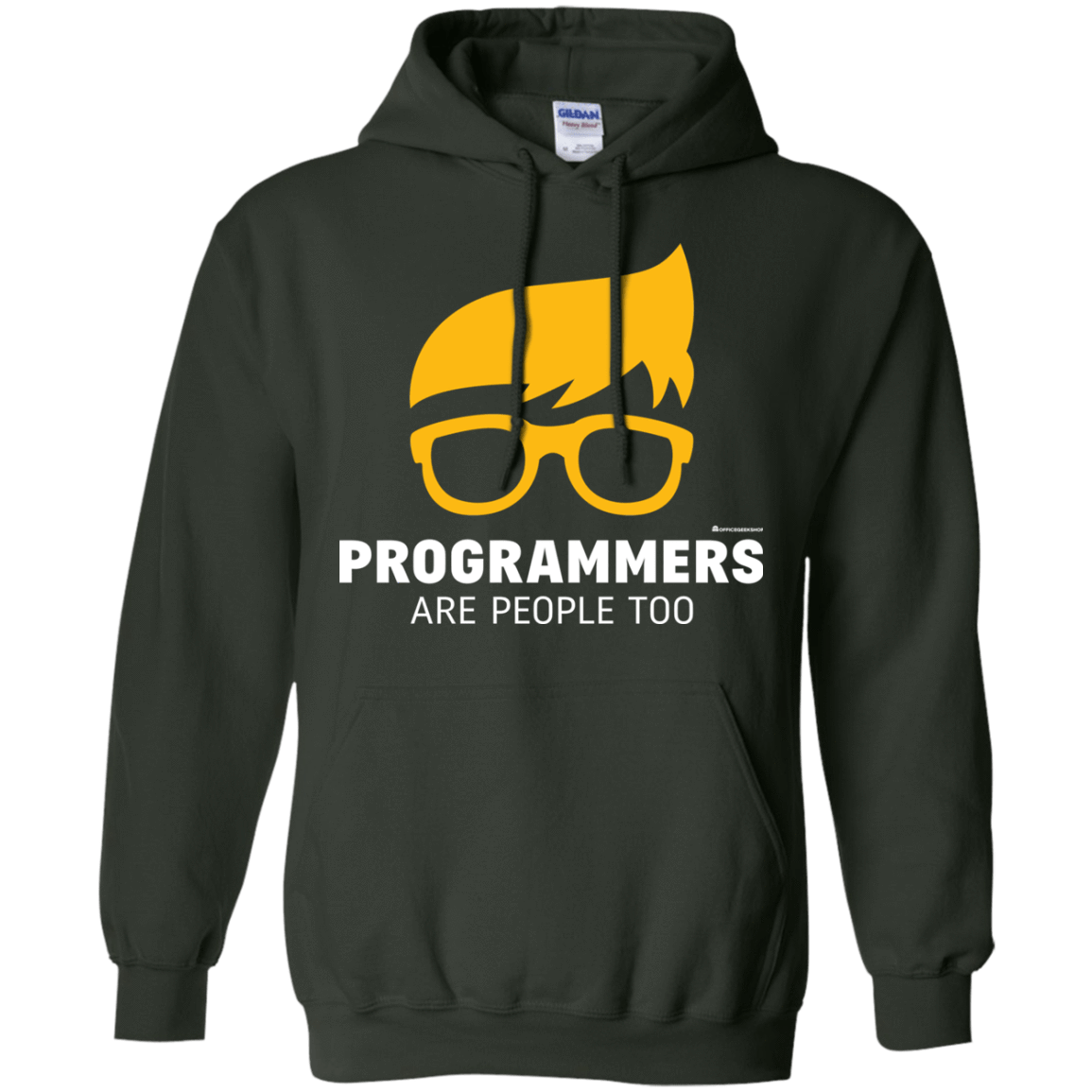 Sweatshirts Forest Green / Small Programmers Are People Too Pullover Hoodie
