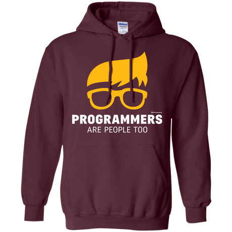 Sweatshirts Maroon / Small Programmers Are People Too Pullover Hoodie