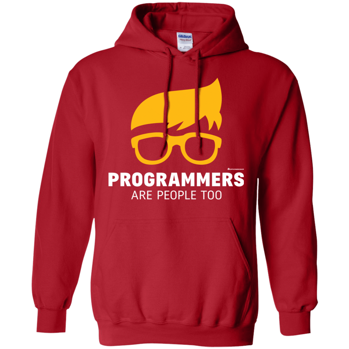 Sweatshirts Red / Small Programmers Are People Too Pullover Hoodie