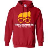 Sweatshirts Red / Small Programmers Are People Too Pullover Hoodie