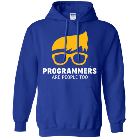 Sweatshirts Royal / Small Programmers Are People Too Pullover Hoodie