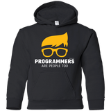 Sweatshirts Black / YS Programmers Are People Too Youth Hoodie