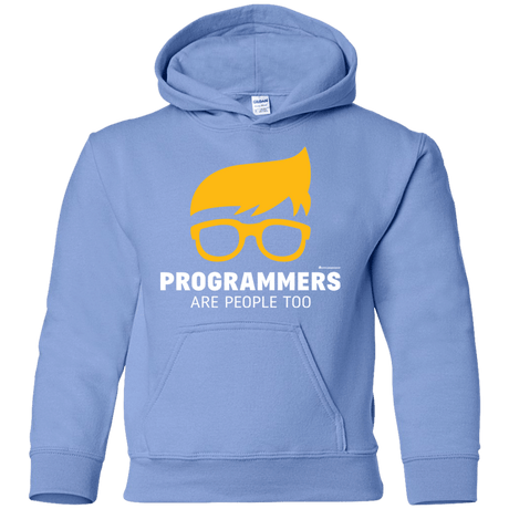 Sweatshirts Carolina Blue / YS Programmers Are People Too Youth Hoodie