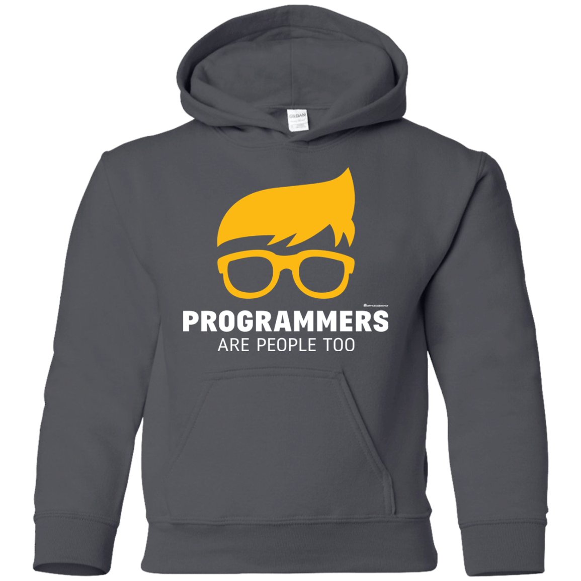 Sweatshirts Charcoal / YS Programmers Are People Too Youth Hoodie