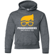Sweatshirts Dark Heather / YS Programmers Are People Too Youth Hoodie