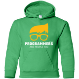 Sweatshirts Irish Green / YS Programmers Are People Too Youth Hoodie