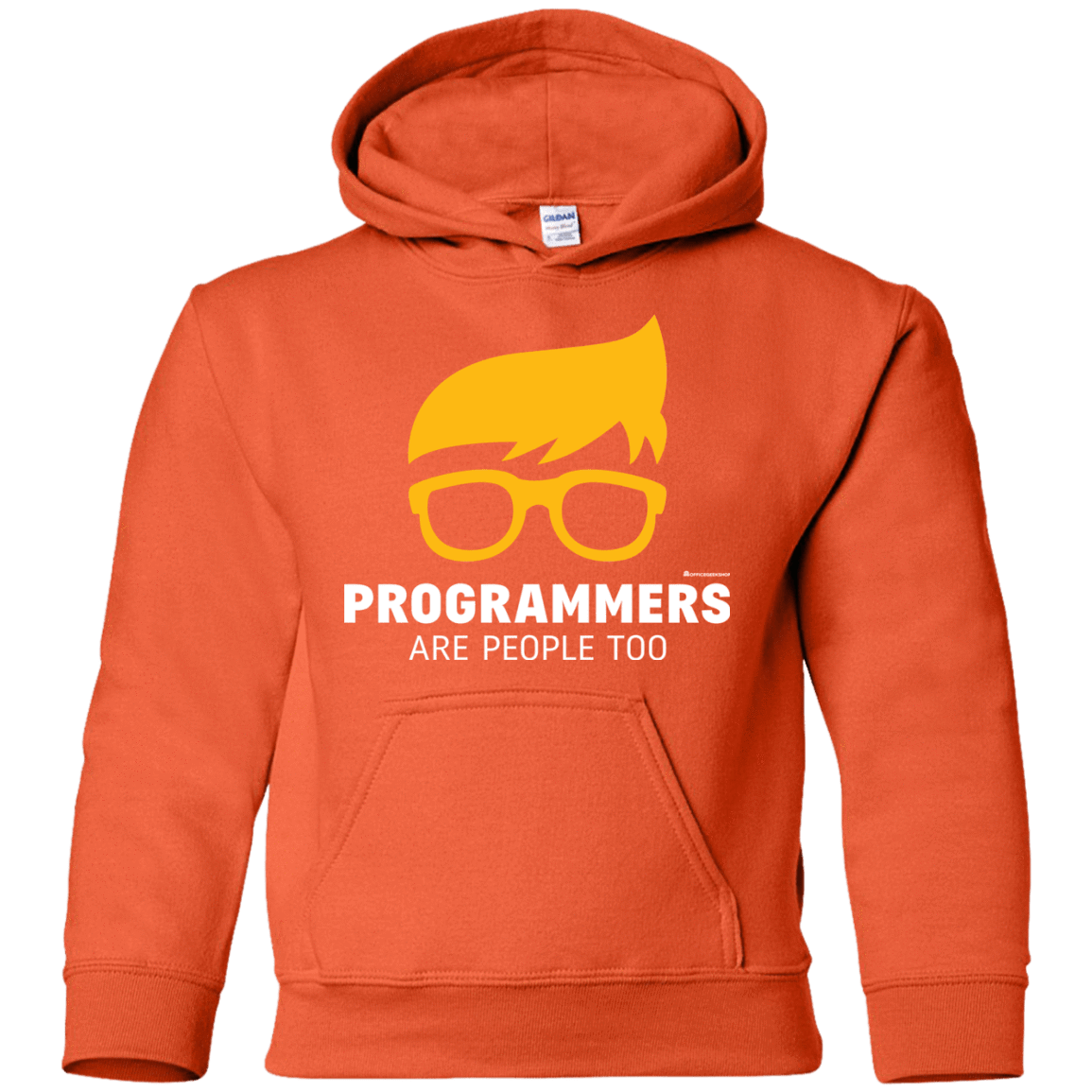 Sweatshirts Orange / YS Programmers Are People Too Youth Hoodie