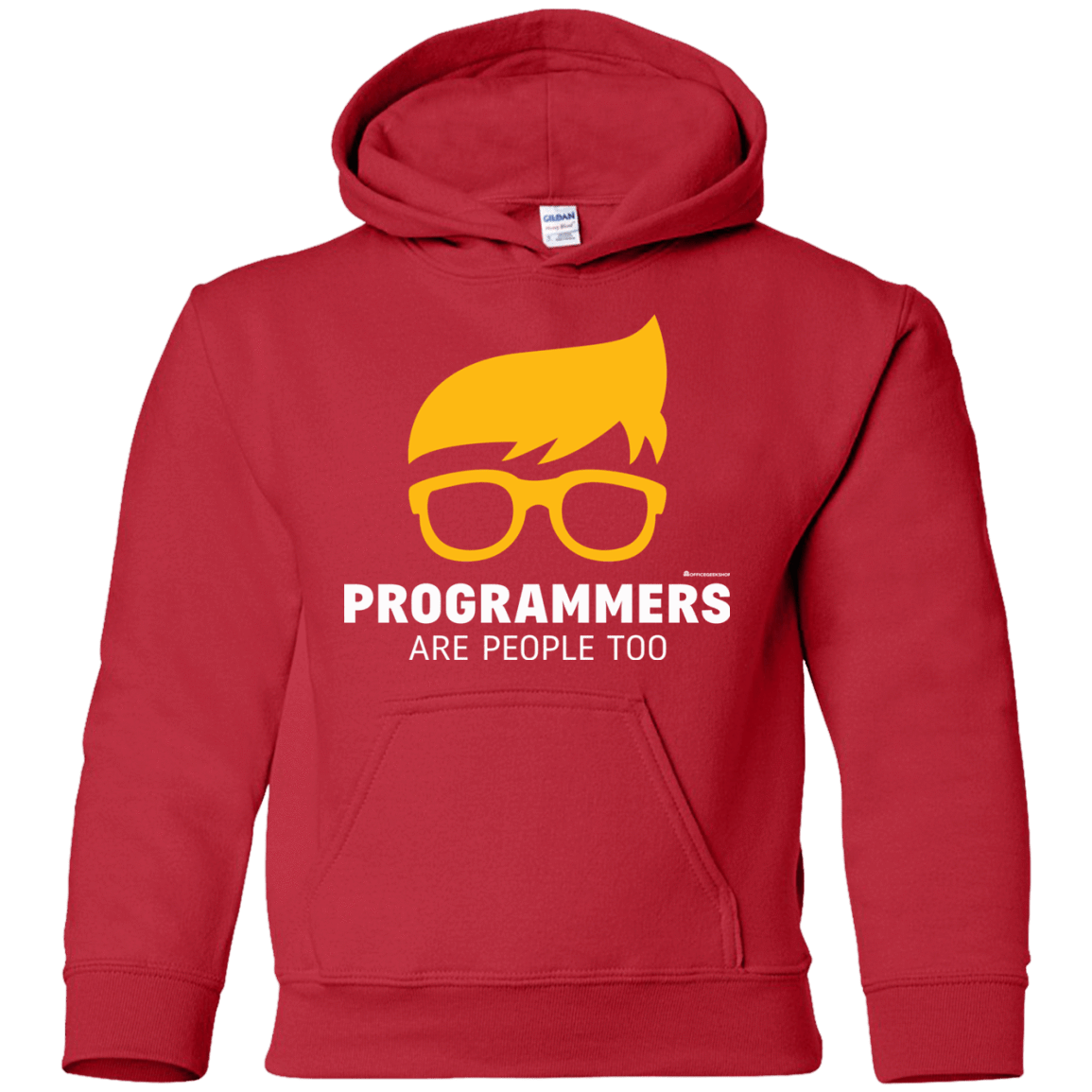 Sweatshirts Red / YS Programmers Are People Too Youth Hoodie