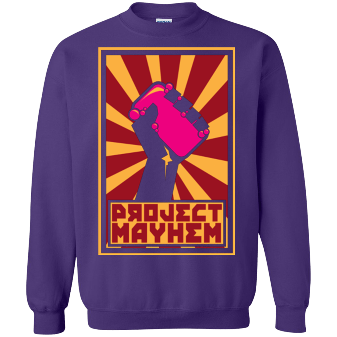 Sweatshirts Purple / Small Project Mayhem Crewneck Sweatshirt