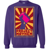 Sweatshirts Purple / Small Project Mayhem Crewneck Sweatshirt