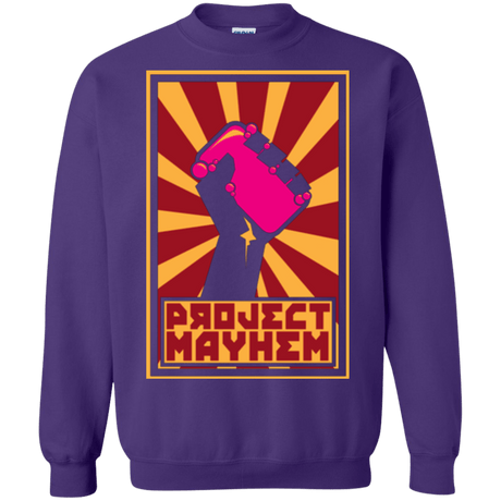 Sweatshirts Purple / Small Project Mayhem Crewneck Sweatshirt