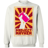 Sweatshirts White / Small Project Mayhem Crewneck Sweatshirt