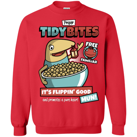 Sweatshirts Red / Small PROPER TIDY BITES Crewneck Sweatshirt