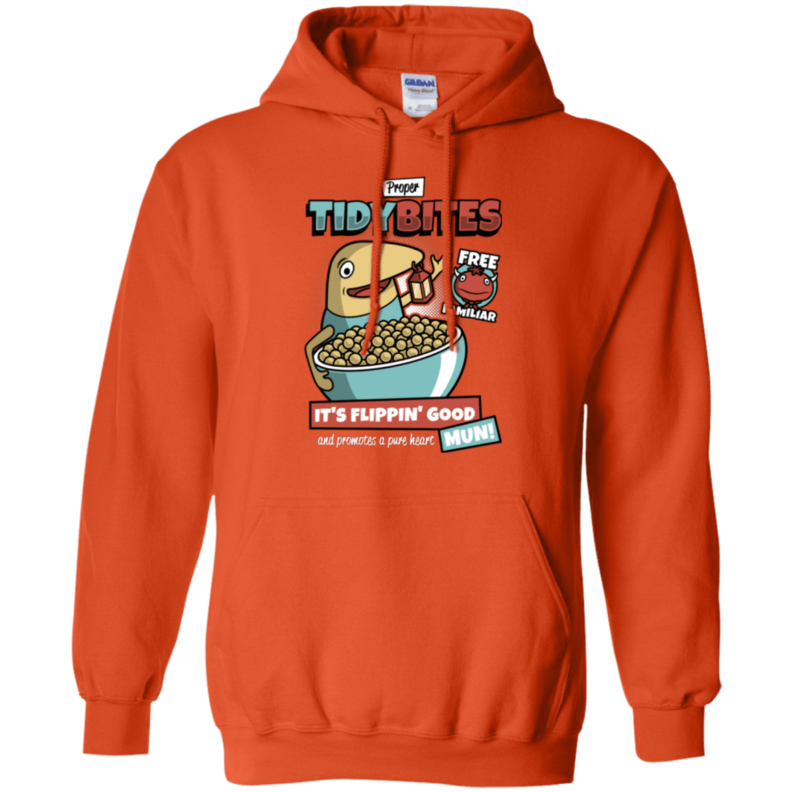 Sweatshirts Orange / Small PROPER TIDY BITES Pullover Hoodie