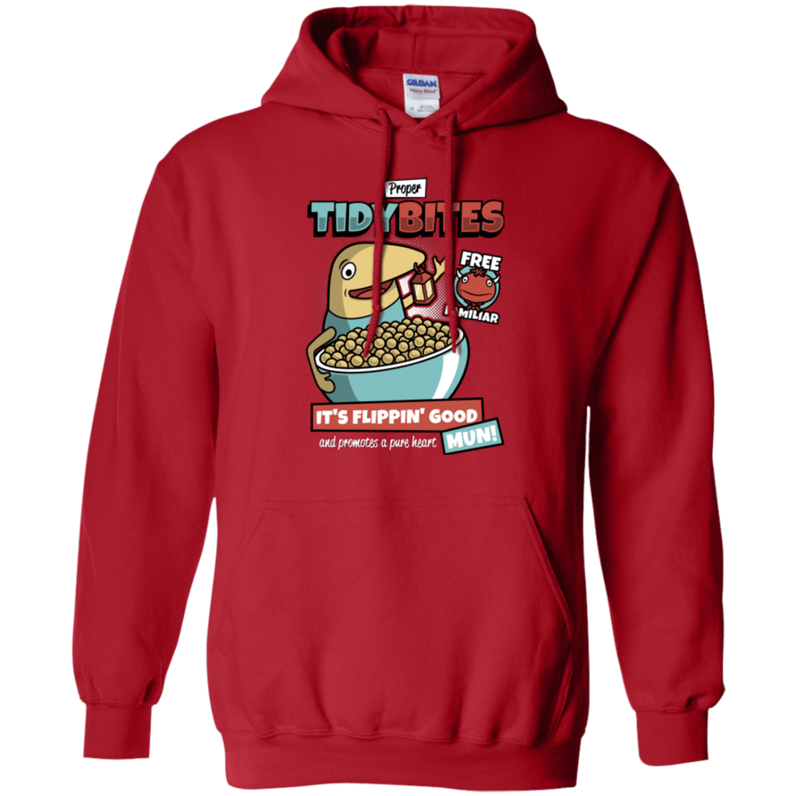 Sweatshirts Red / Small PROPER TIDY BITES Pullover Hoodie