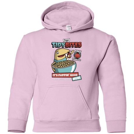 Sweatshirts Light Pink / YS PROPER TIDY BITES Youth Hoodie