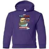 Sweatshirts Purple / YS PROPER TIDY BITES Youth Hoodie