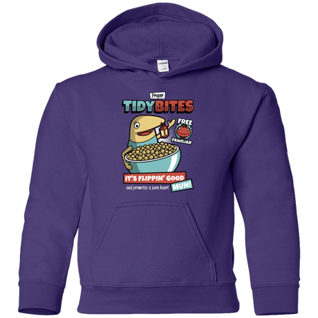 Sweatshirts Purple / YS PROPER TIDY BITES Youth Hoodie